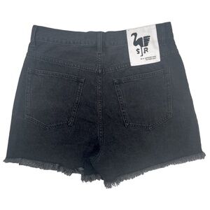 Like New Free People x Sandrine Rose Harem Shorts, Black Denim, Size 29
